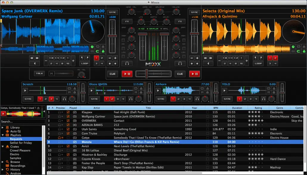 Mixxx DJ Software