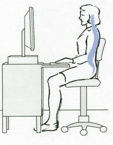 Best posture when sitting