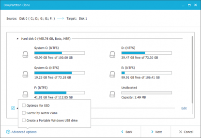 How to clone a disk on Windows