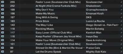 How to make DJ playlists