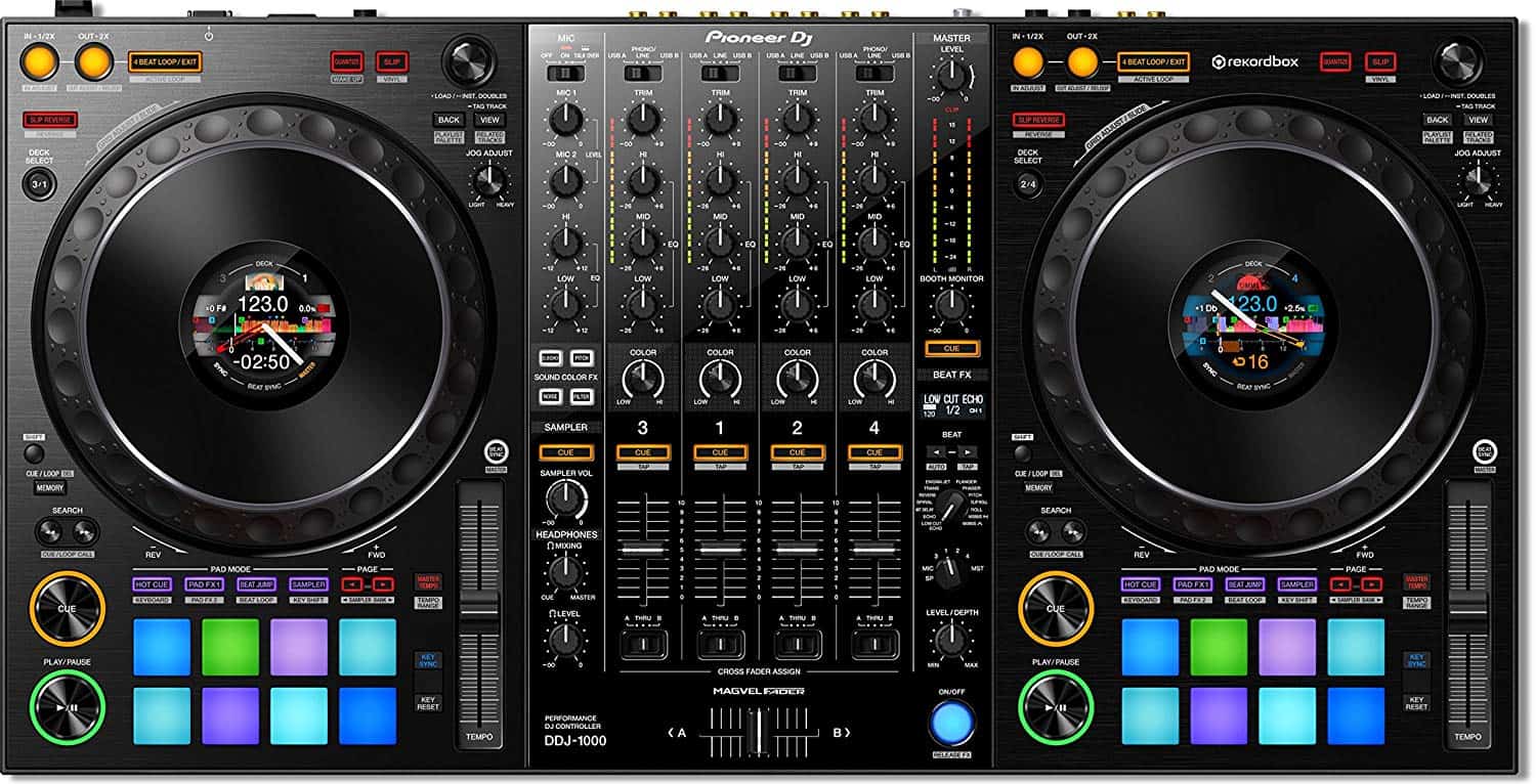 Pioneer DJ controllers for the best DJ portfolio mix