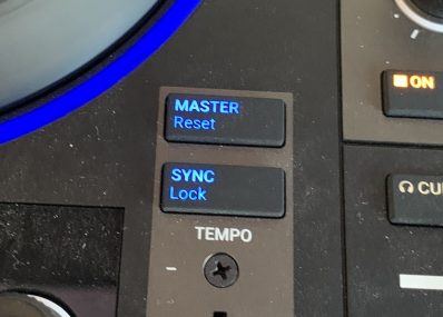 Can I use the sync button to DJ?