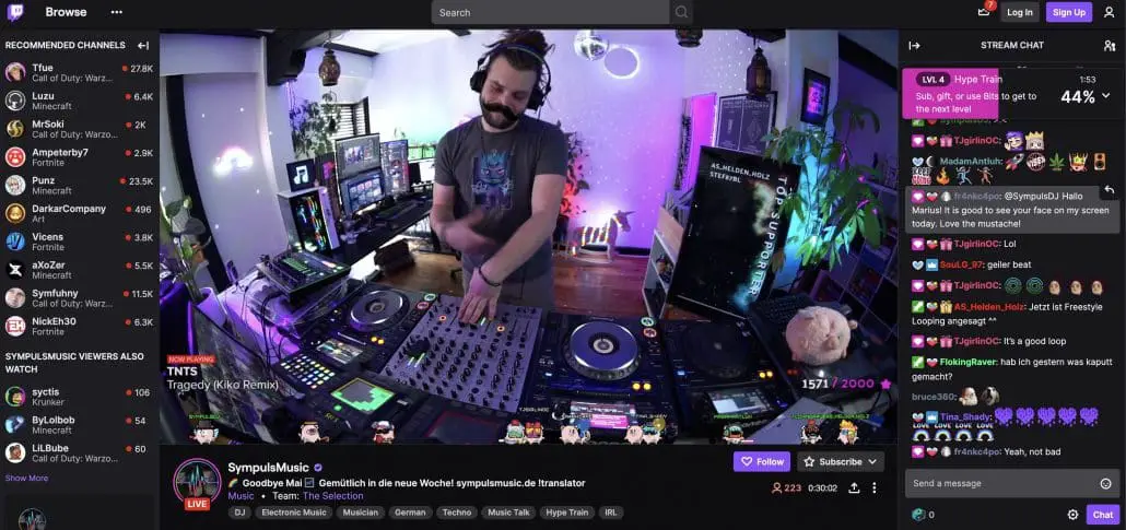 DJs on Twitch advice