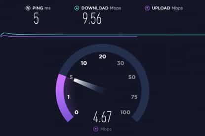 Internet speed for Youtube live streams