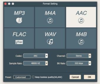 TunesKit Audio Converter preferences