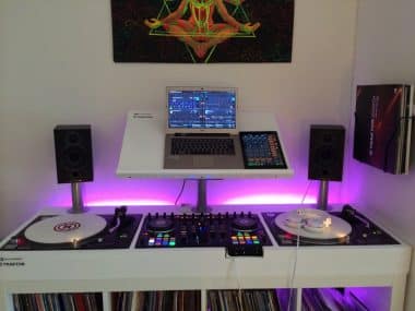 DJ setup at home. Where to put it?