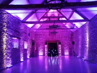 Wedding DJ lighting advice