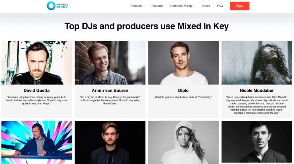 Mixed In Key trusted by Famous DJs