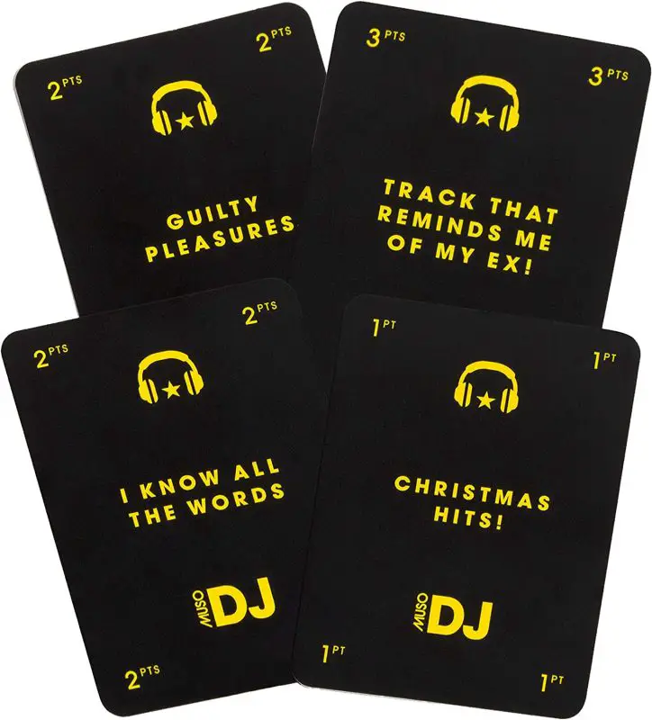 Muso DJ card game for Christmas