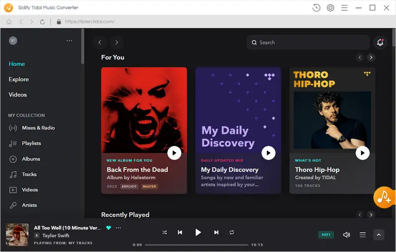 Tidal music downloader